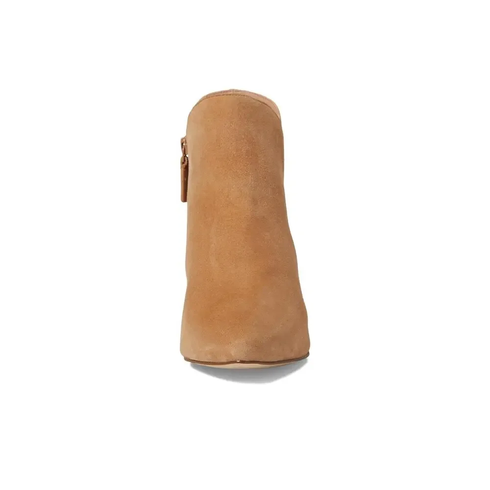 ELYSE BOOTIE (60 MM), BLUSH TAN SUEDE, 9.5-C US